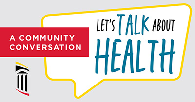 Let's talk about health logo