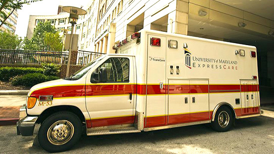 Heart Attack - UMMC ExpressCare ambulance
