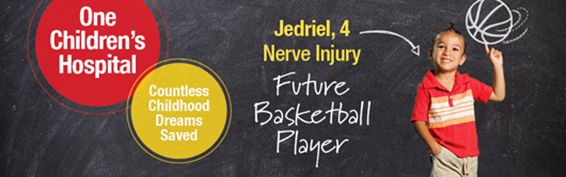 Jedriel, 4, nerve injury