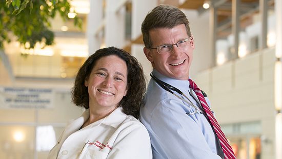UMMC Congenital Heart Disease leaders Stacy Fisher, MD, and Geoff Rosenthal, MD, PhD