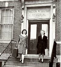 Nursing Students Alize Atkins & Sylvia Coleman, circa 1940's