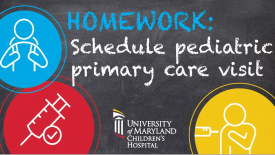 Schedule pediatric primary care visit