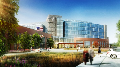 Rendering of New Regional Medical Center In Easton