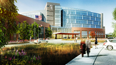 A visual of the proposed UM Shore Regional Health Regional Medical Center.
