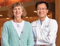 Carol Caballero and cardiac surgeon, Rawn Salenger, MD thumbnail