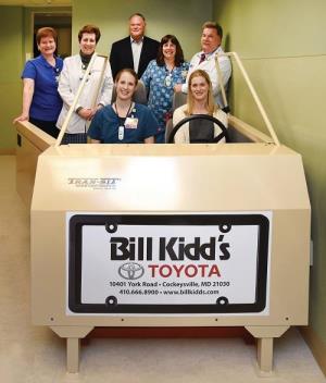 Vehicle simulator donated by Bill Kidd’s Toyota