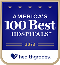 Healthgrades America's 100 Best Hospitals 2023 Badge