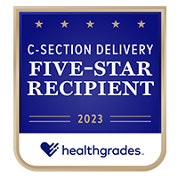 Healthgrades - 2023 - C-Section Delivery - Five-Star Award