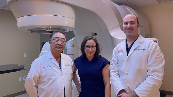 Three physicians with Radiation Oncology Technology