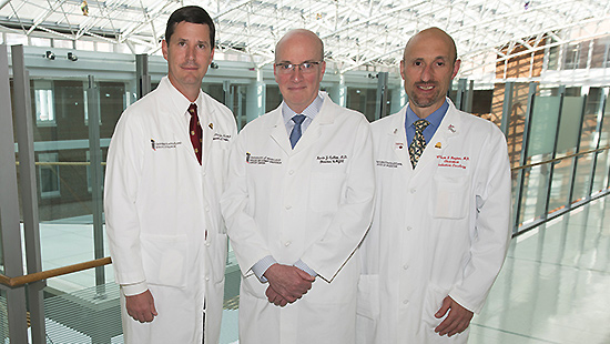Cancer leaders Drs. Olson, Cullen and Regine
