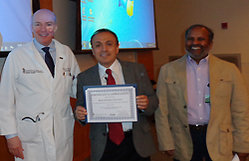 Three physicians with one holding certificate from continuing education