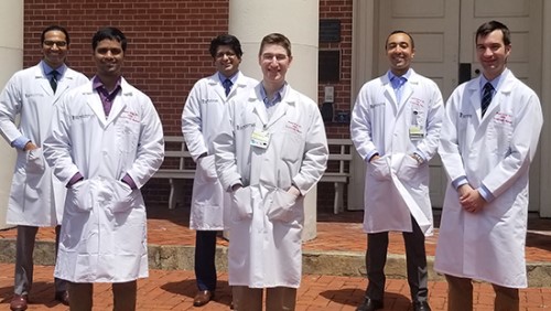 Group photo of the 2020 graduation cardiovascular medicine fellows