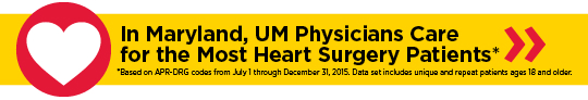 In Maryland, University of Maryland Physicians Care for the Most Heart Surgery Patients - University of Maryland Medical Center