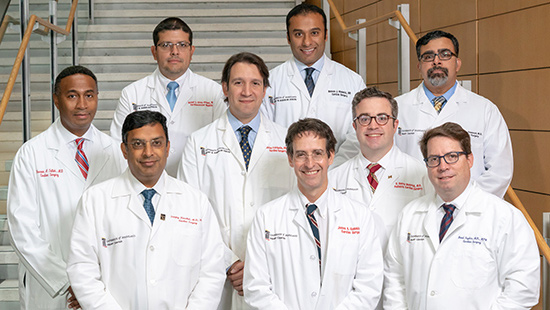 Group shot of UMMC's cardiac surgery faculty
