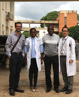 University of Maryland Infectious Diseases fellows working overseas