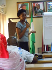 Dr. Osuni teaching in Nigeria