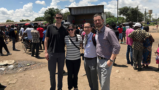 University of Maryland Infectious Diseases fellows studying overseas