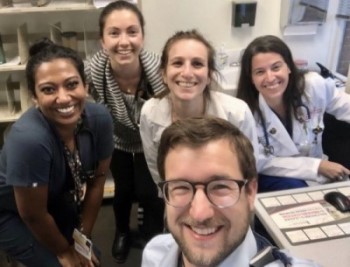 Group of Med-Peds residents at a clinic.