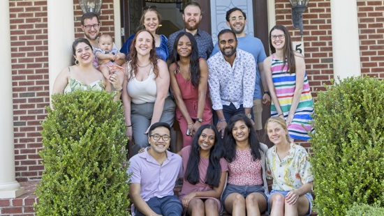 Med/Peds Residents at Our Crab Feast, June 2023