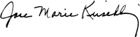 Jane Kirschling Signature