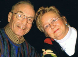 Karen Amon with her husband Carlo