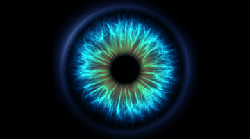 Artistic rendering of an eye