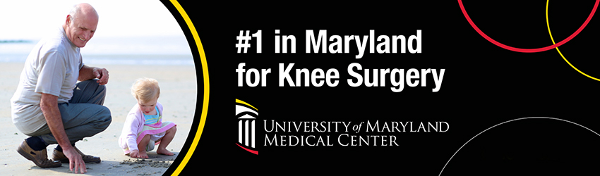 University of Maryland Medical Center Ranked first for knee surgery