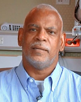 Kidney transplant recipient Maurice Davis