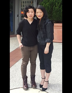 recent photo of Mindy Lam and her daughter