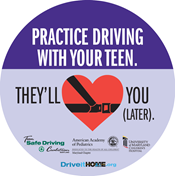Practice Driving with your Teem logo