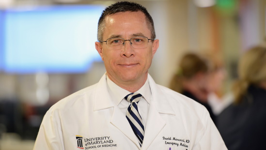 Dr. David Marcozzi, COVID-19 Incident commander University of Maryland Medical System