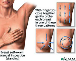 breast self exam information